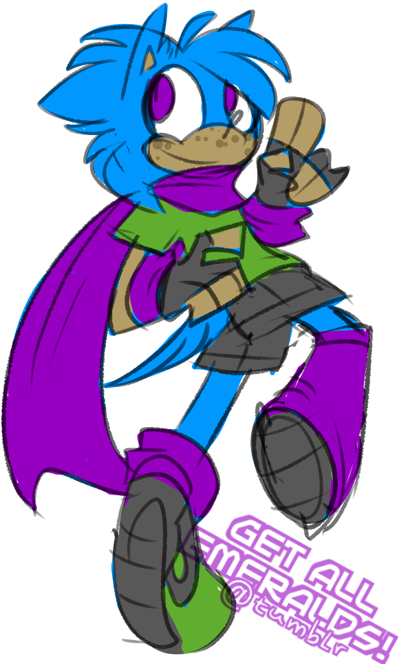 Sik Lang, Previously Known As "sk The Hedgehog" When - Cartoon Clipart (676x1000), Png Download