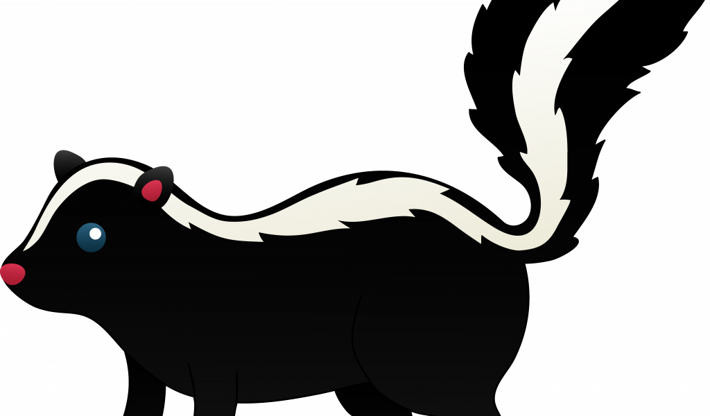 Download By Size - Skunk Clip Art - Png Download (1024x600), Png Download