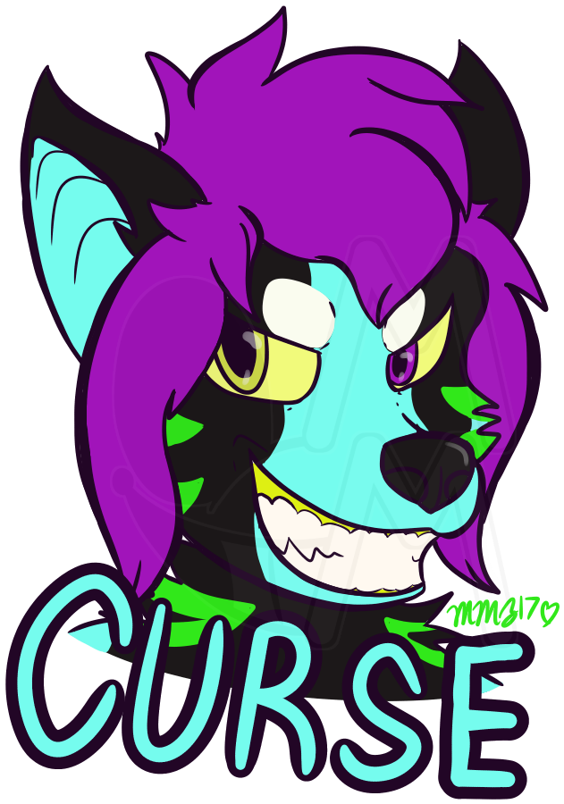 Curse Blfc Badge - Cartoon Clipart (669x935), Png Download