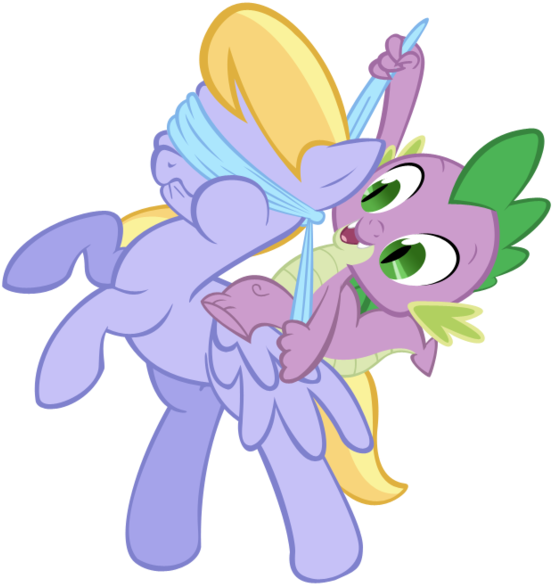 Steeve, Blindfold, Cloud Kicker, Safe, Simple Background, - Cartoon Clipart (565x600), Png Download