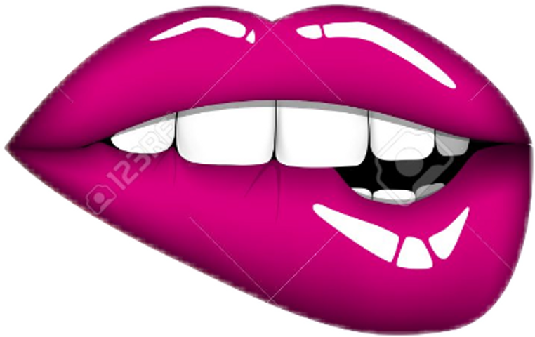 Transparent Red Cartoon Lips Clipart (762x480), Png Download