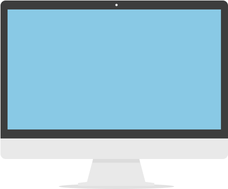 Laptop Clipart Animation - Imac Flat Png Transparent Png (700x500), Png Download