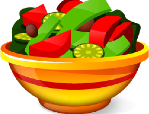 Macaroni Clipart Transparent - Salad Sticker - Png Download (640x480), Png Download