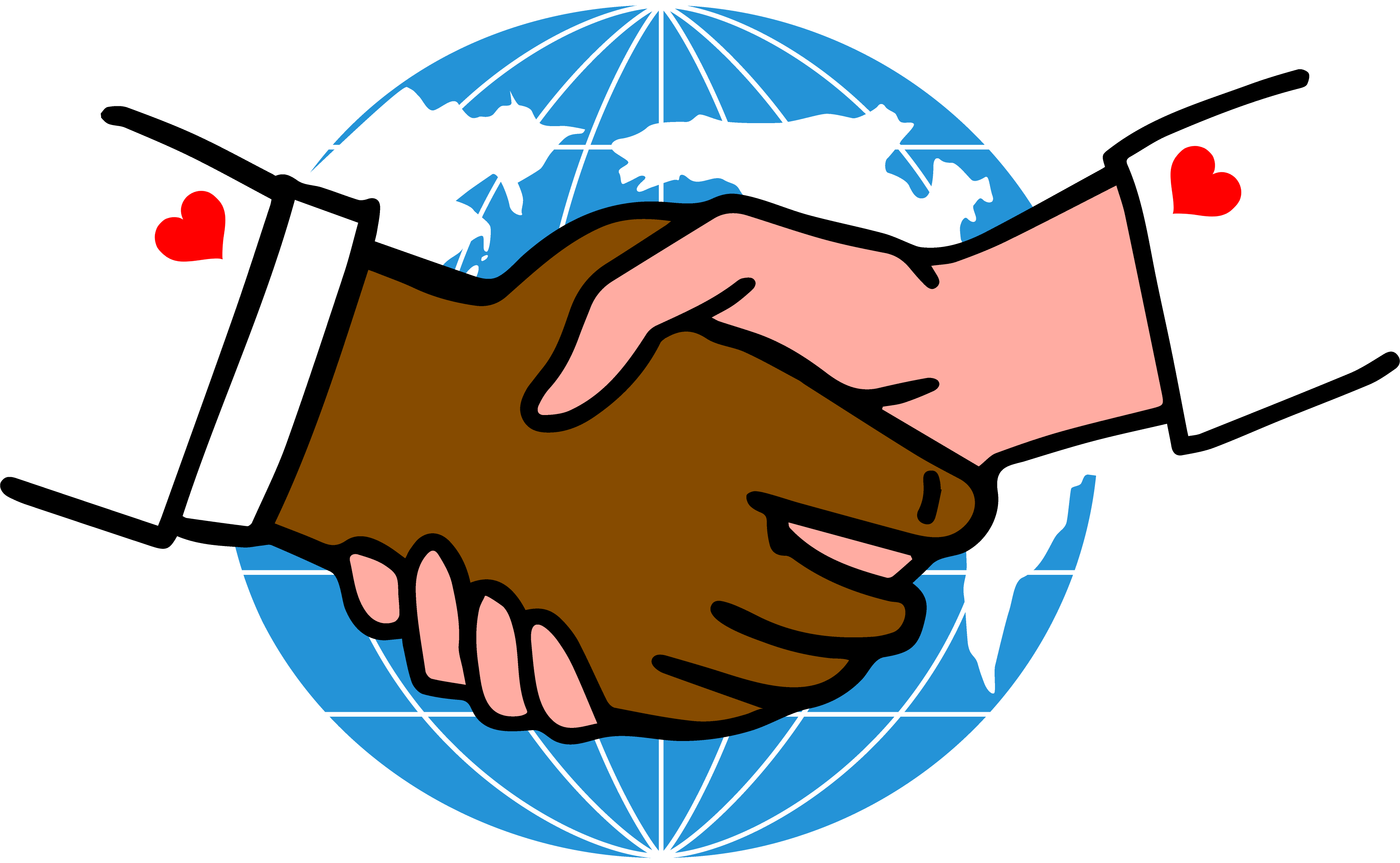 Download Hand Shake For Newsletter - Handshake Animation Clipart