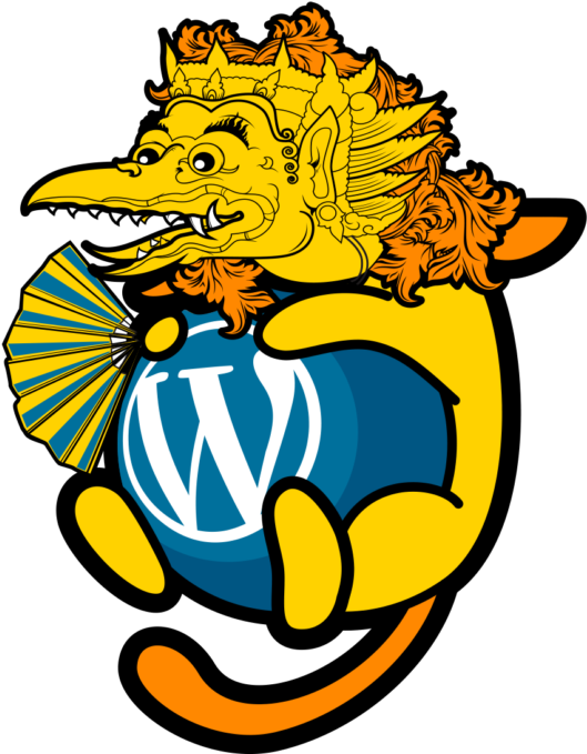 Wapuu Garuda - Wordpress Wapuu Clipart (540x680), Png Download