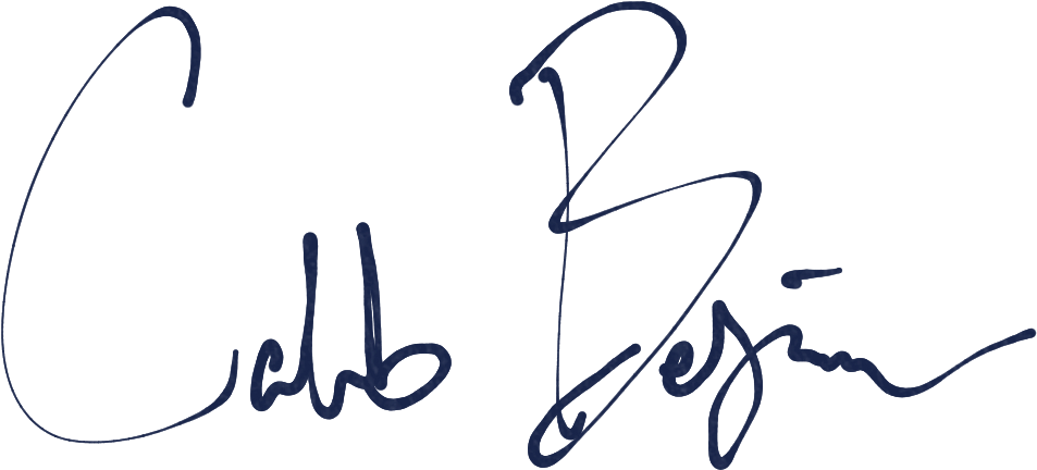 Caleb-signature - Caleb Signature Clipart (980x458), Png Download