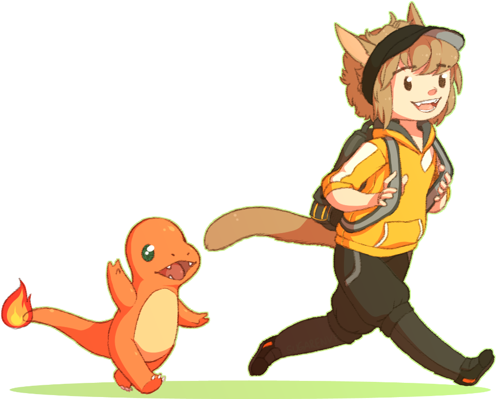 [m] Pokemon Go - Cartoon Clipart (1069x834), Png Download