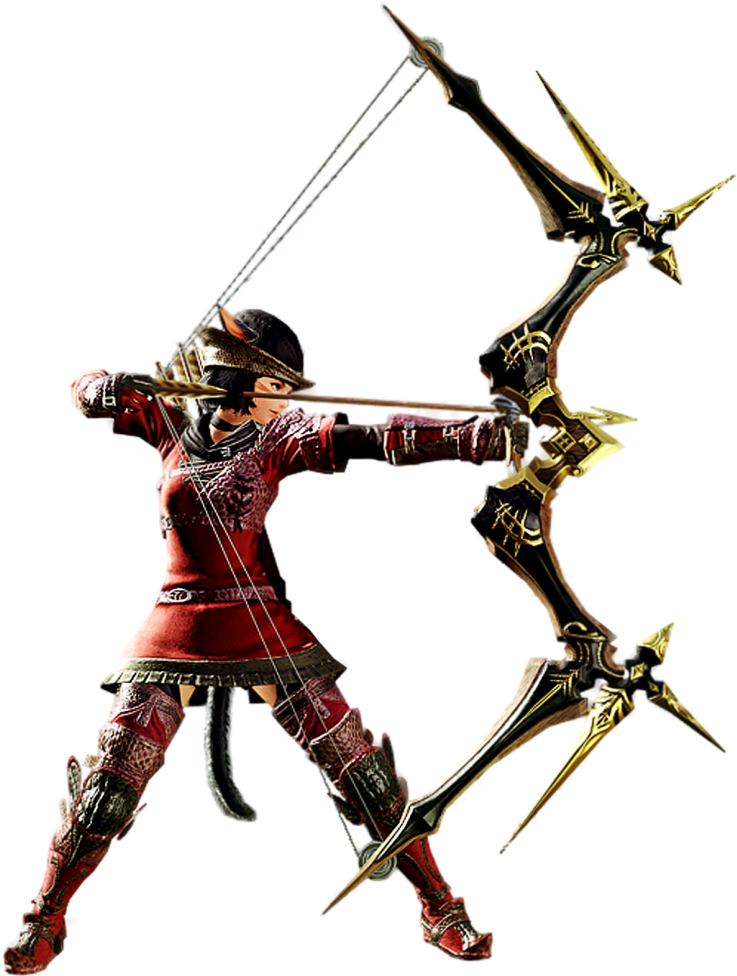 Final Fantasy Xiv Ranger Clipart (750x977), Png Download