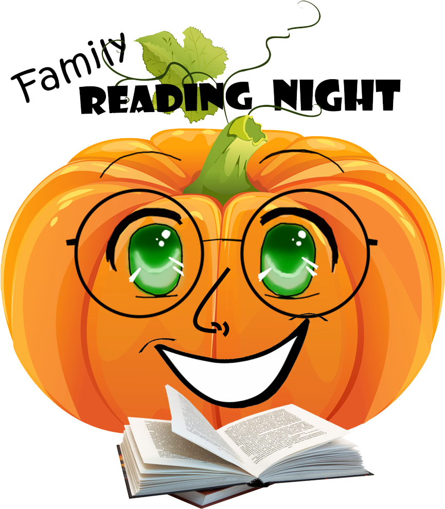 Familyreading-centerbook - Pumpkin Thank You Clip Art - Png Download (1000x1000), Png Download