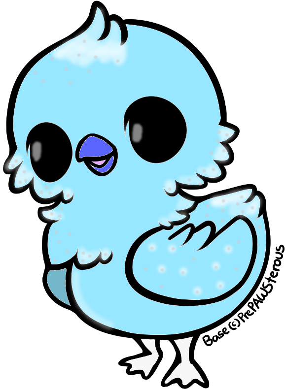 Blueberry Icing Duckling Adopt Auction Open By Lyca Clipart (678x893), Png Download