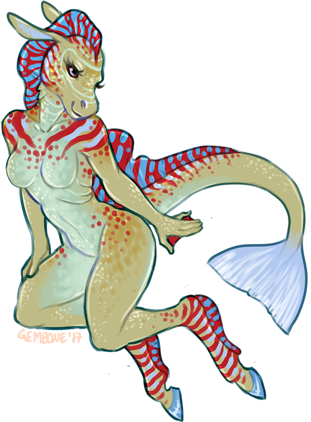 Nokken Lady - Illustration Clipart (700x879), Png Download