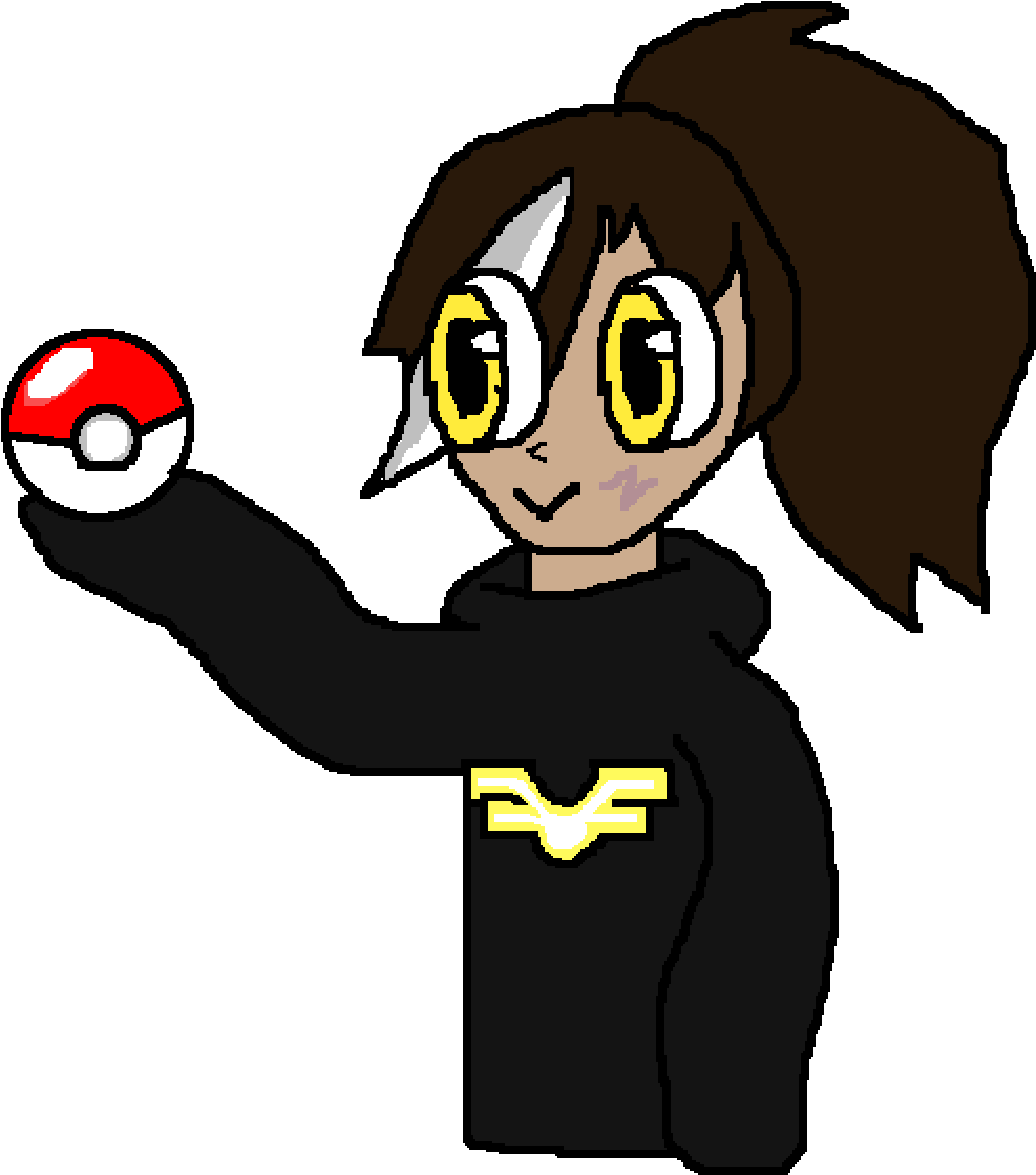 Pokemon Trainer Oc - Cartoon Clipart (1400x1400), Png Download
