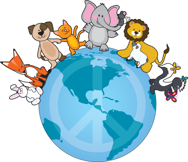 World Animal Day Was Started In 1931 At A Convention - Animal World Clip Art - Png Download (640x552), Png Download