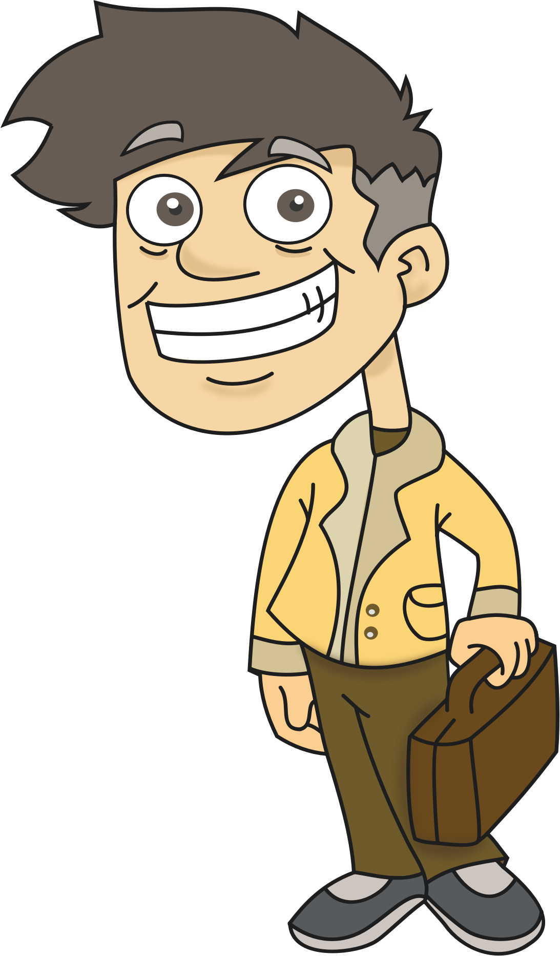 Big Image - Clipart Png Man Transparent Png (1093x1864), Png Download