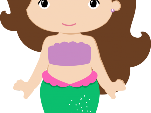 Download Mermaid Clipart Mermaid Party - Clip Art Mermaid Transparent
