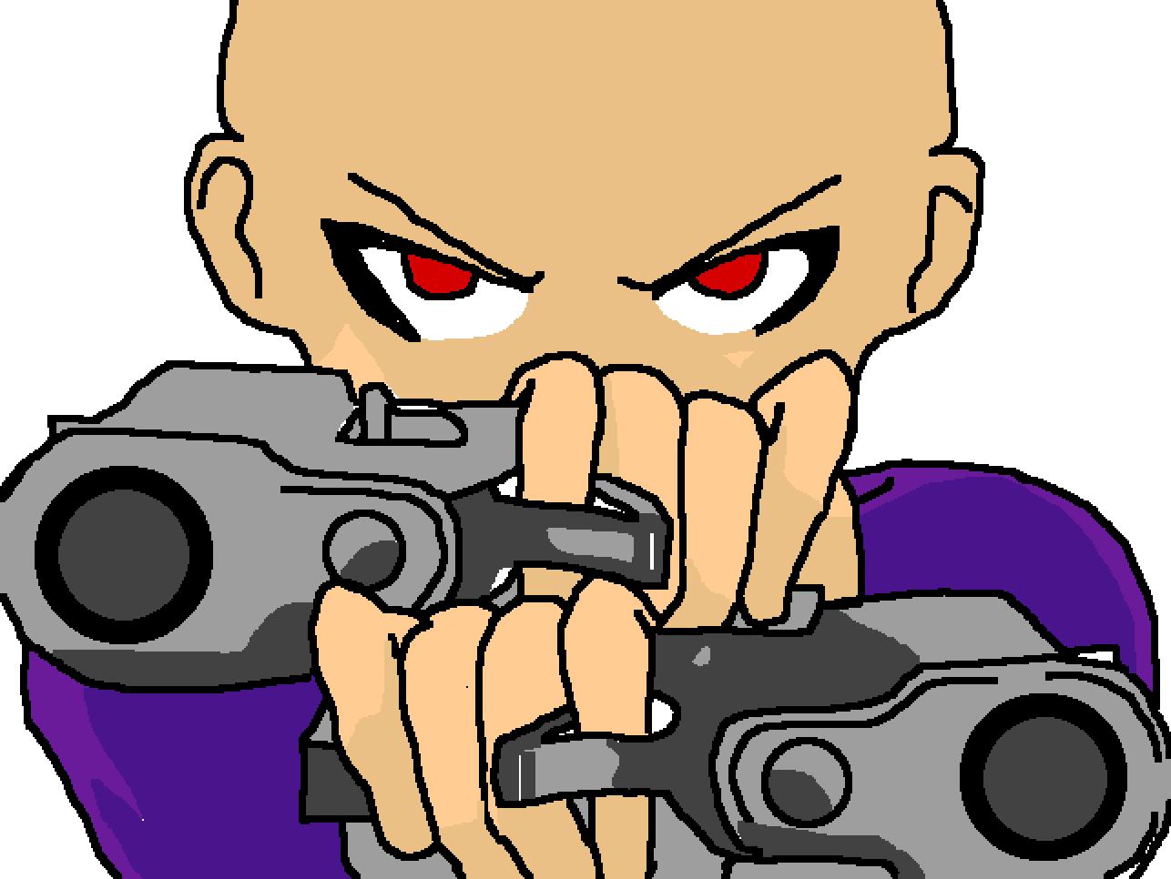 I'm Gonna Kill You - Cartoon Clipart (1286x966), Png Download