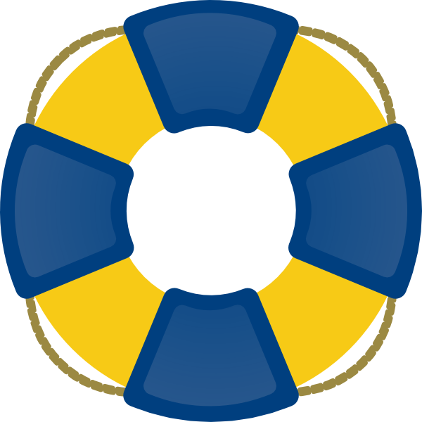 Boia Clip Art - Life Preserver Clip Art - Png Download (600x600), Png Download