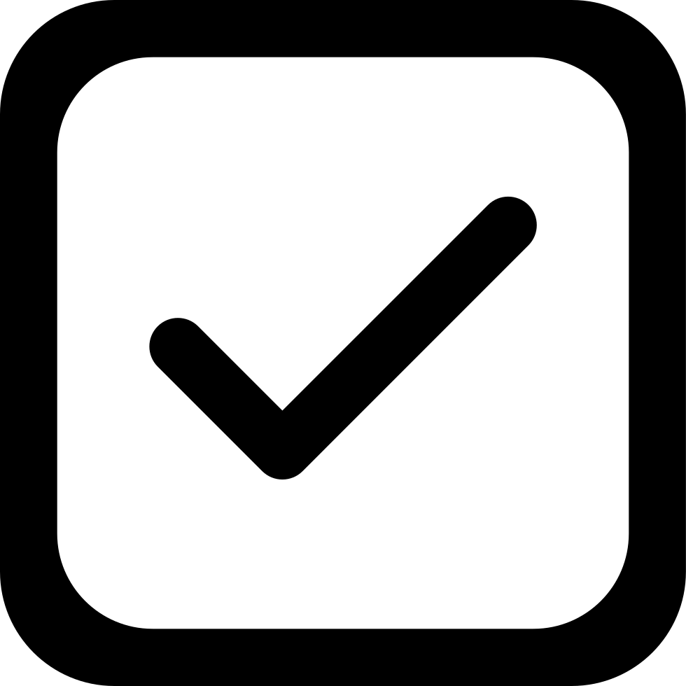 User Service Agreement Comments - Check Button Icon Png Clipart (980x980), Png Download