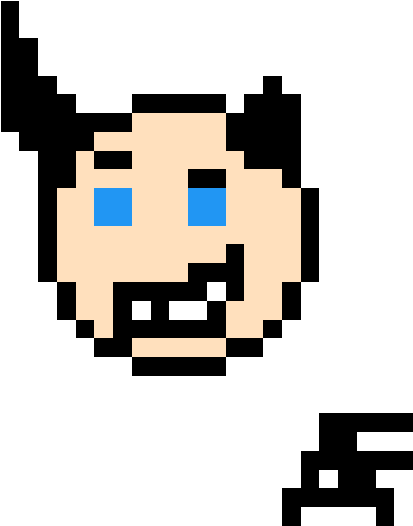 Im Back To Make More Shitty Atwork - Facil Emojis Pixel Art Clipart (1184x1184), Png Download