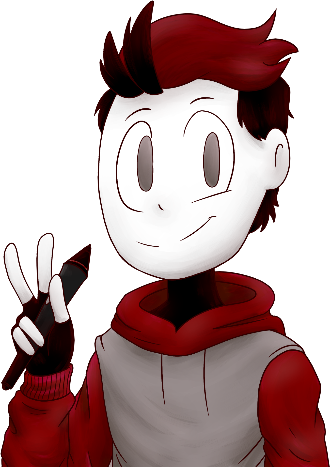 Lucky's Art Bin - Cartoon Clipart (2000x2000), Png Download