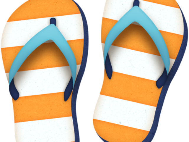 Sandal Clipart Summer - Slipper Png Transparent Png (640x480), Png Download