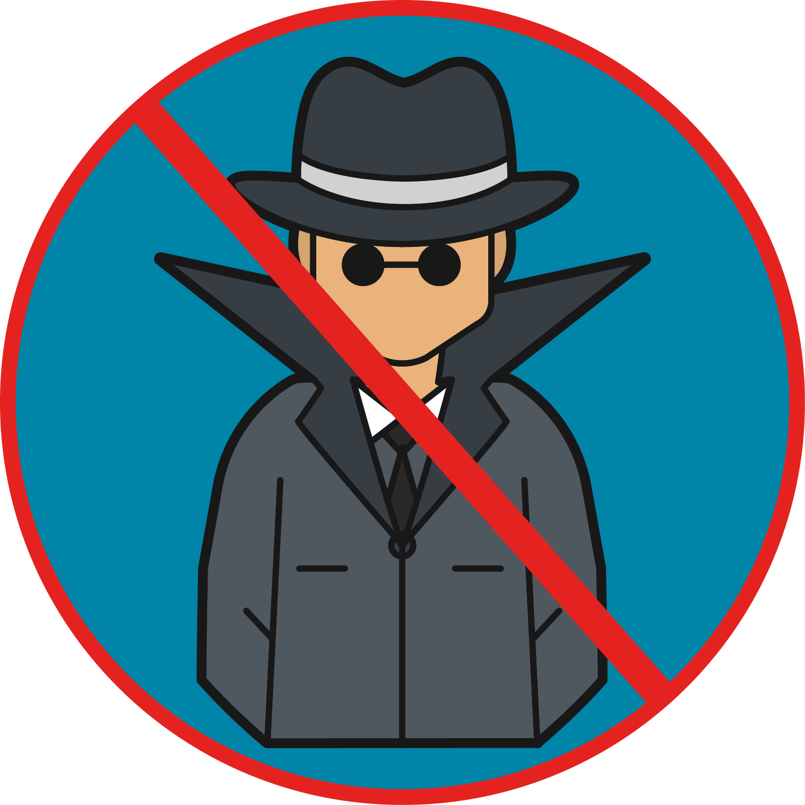 Anti-spyware - Gloucester Road Tube Station Clipart (1601x1601), Png Download