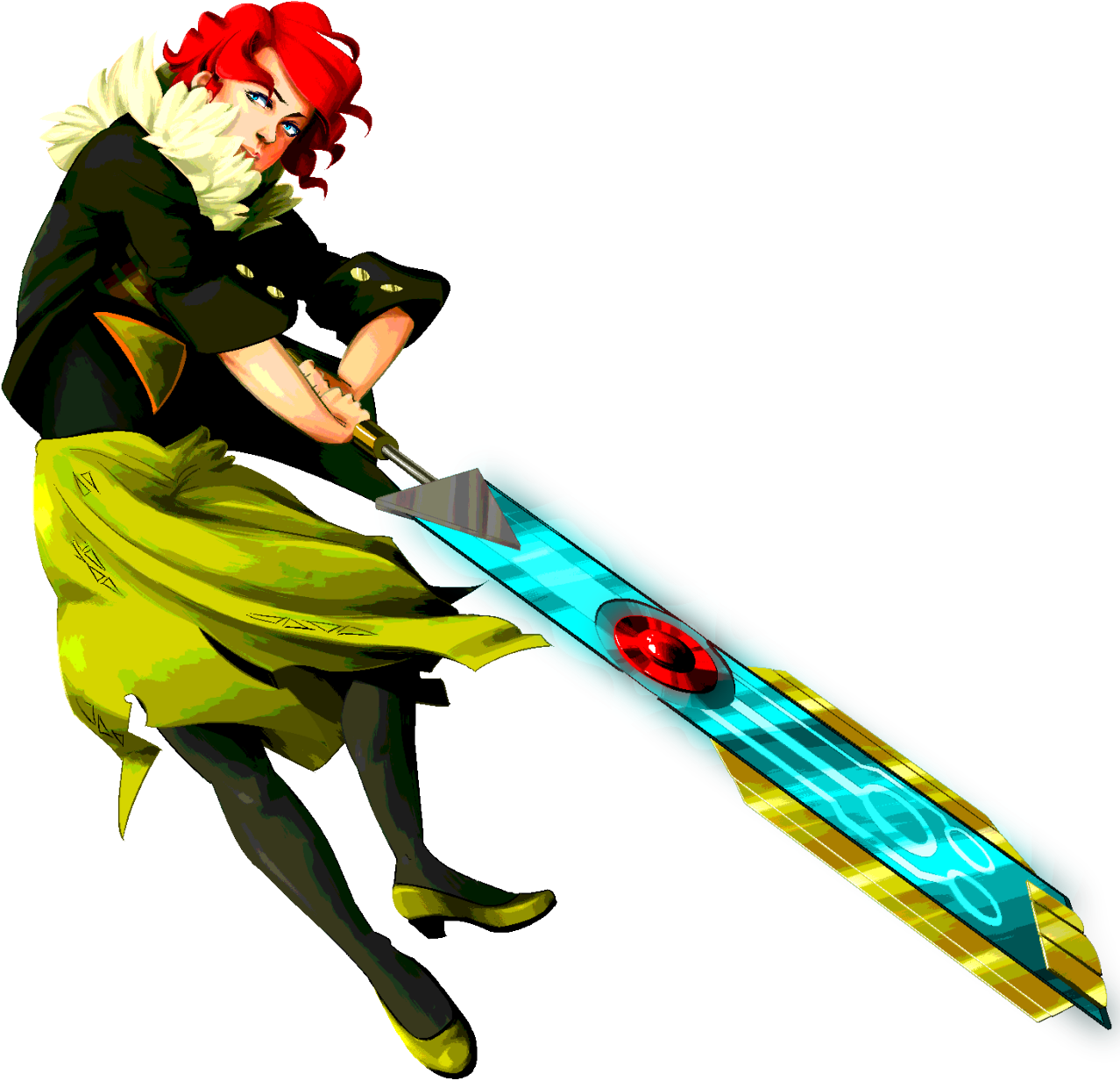 Faux-pixel Art Of Red - Illustration Clipart (1280x1245), Png Download