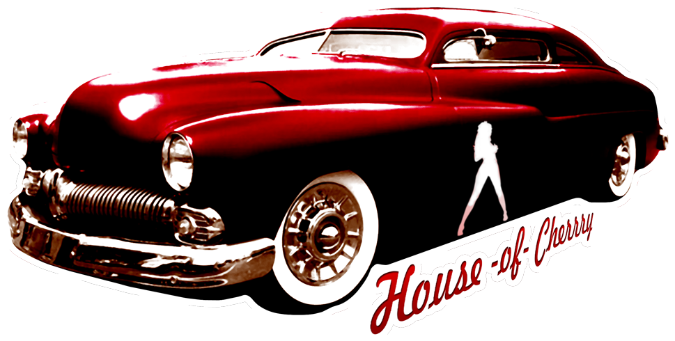 Pinup Hotrod Cerasus Design Hotrodshirtsuper - Antique Car Clipart (1000x591), Png Download