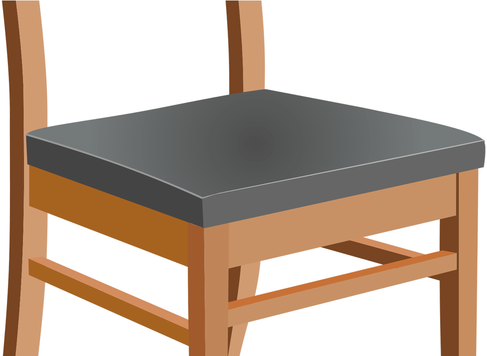 Clipart Wooden Chair - Png Download (1200x715), Png Download
