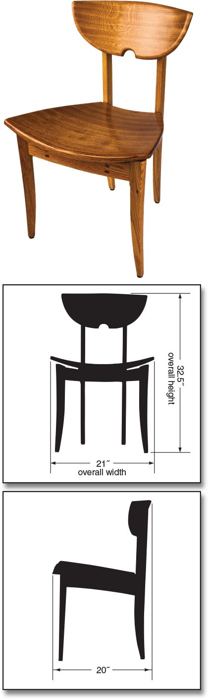 Permian Chair - Chair Clipart (500x1450), Png Download