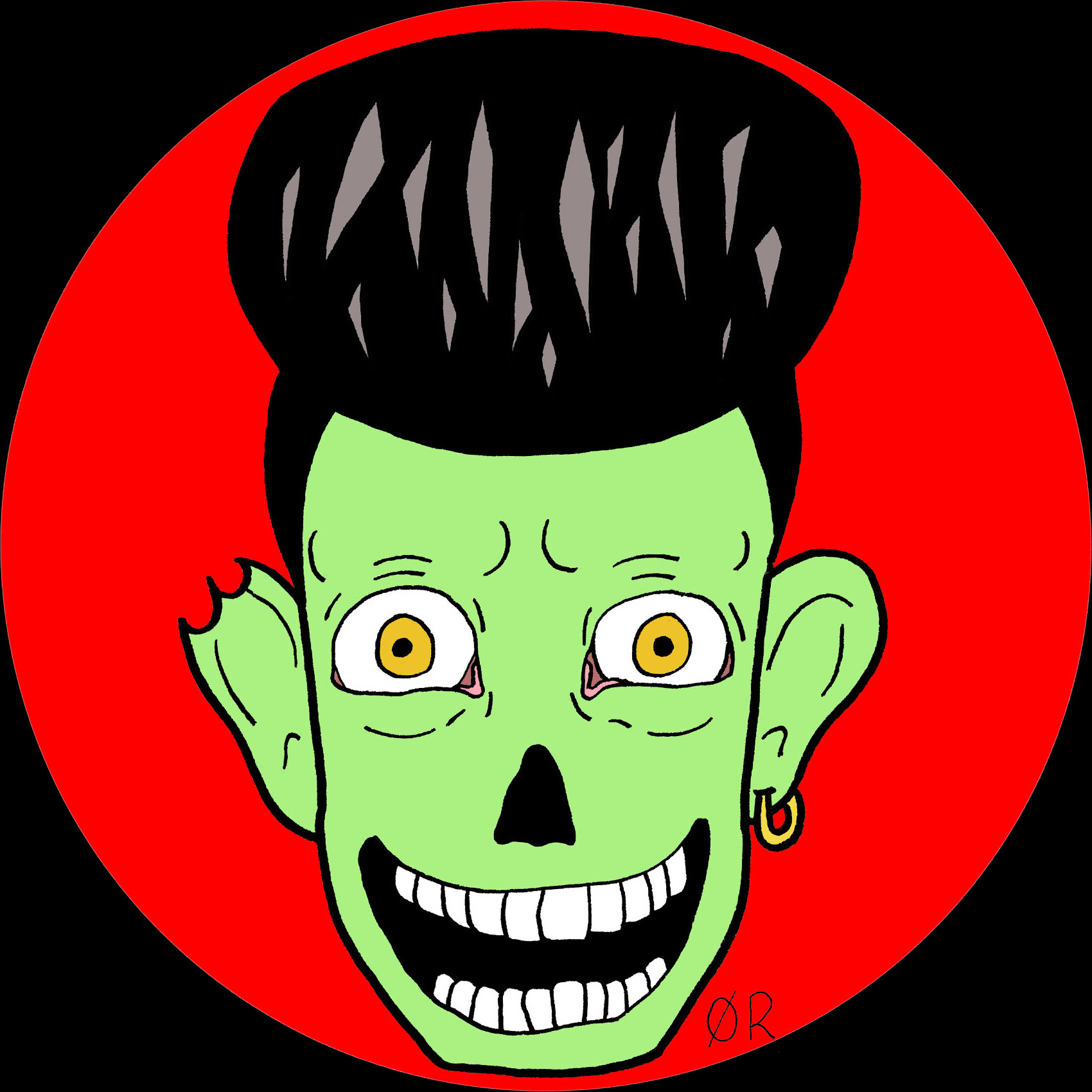 Rockabilly On Red - Tommy Clipart (1700x1700), Png Download