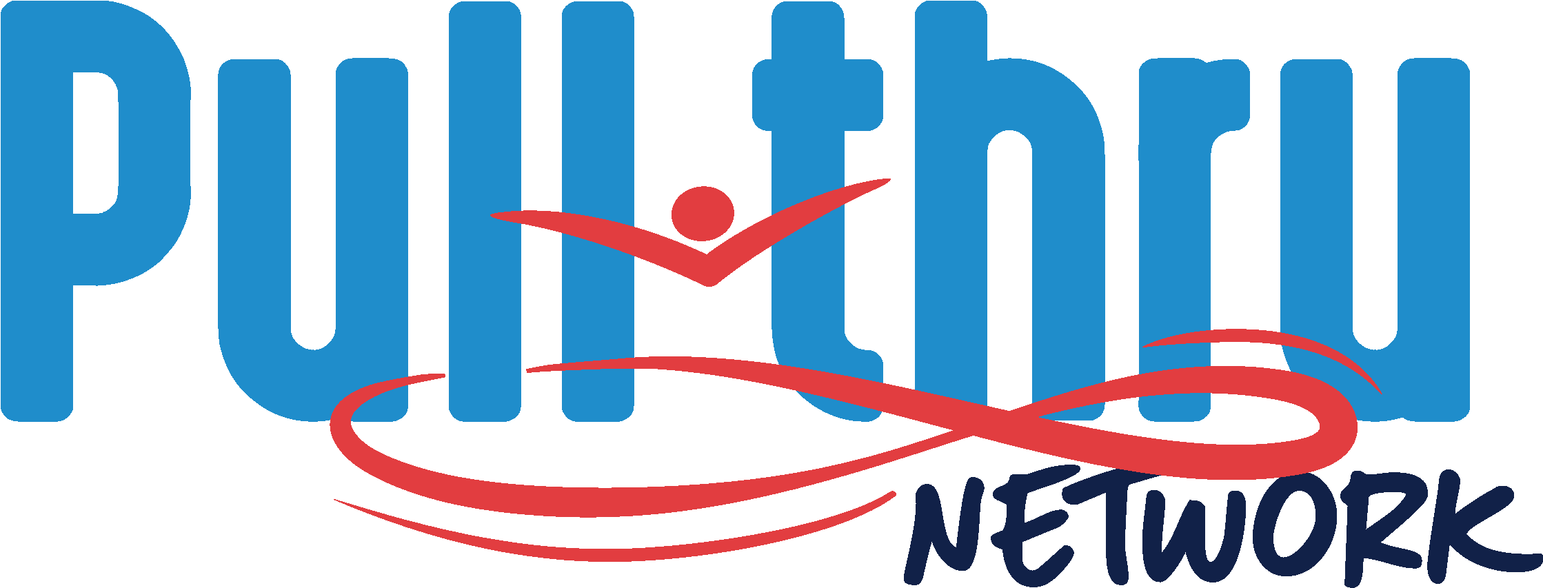 Pull-thru Network Clipart (2400x1046), Png Download