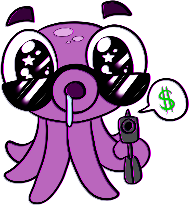 #octopimp Hashtag On Twitter - Cartoon Clipart (894x894), Png Download