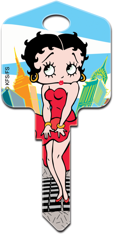 B2- Betty Boop In New York - Breast Cancer Awareness Month Prayer Clipart (480x959), Png Download