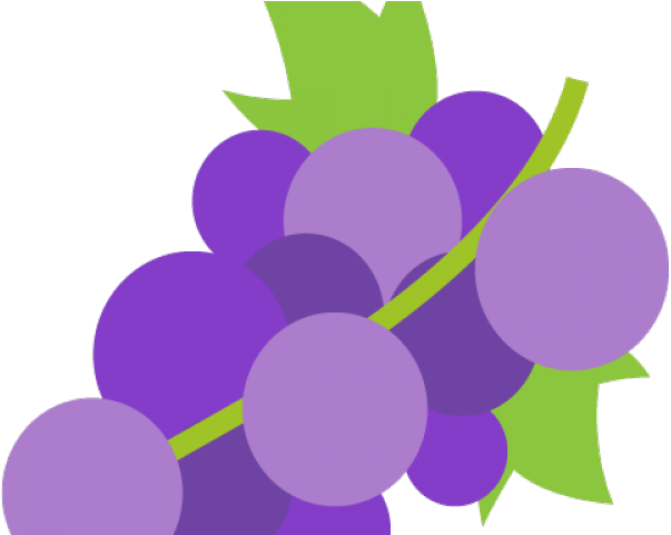 Grapes Clipart Emoji - Transparent Grape Emoji - Png Download (640x480), Png Download