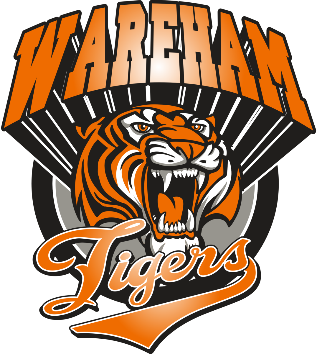 1177030705371864059 - Wareham Tigers Clipart (1076x1200), Png Download