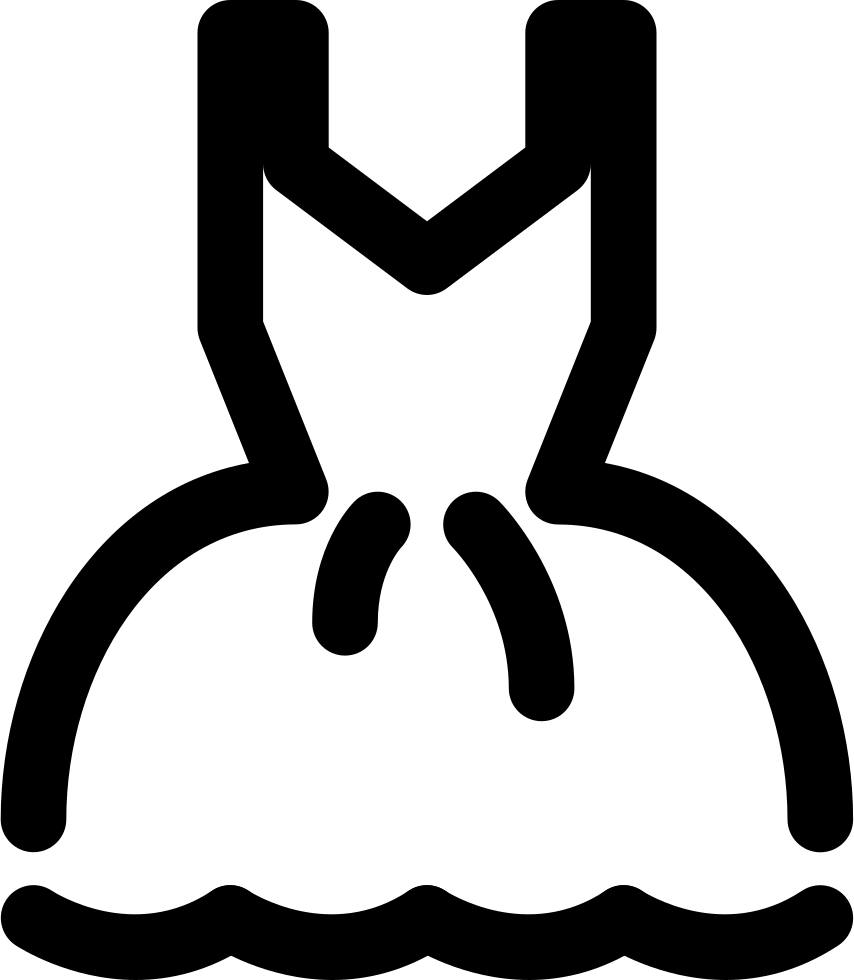 Dress Comments Clipart (854x980), Png Download