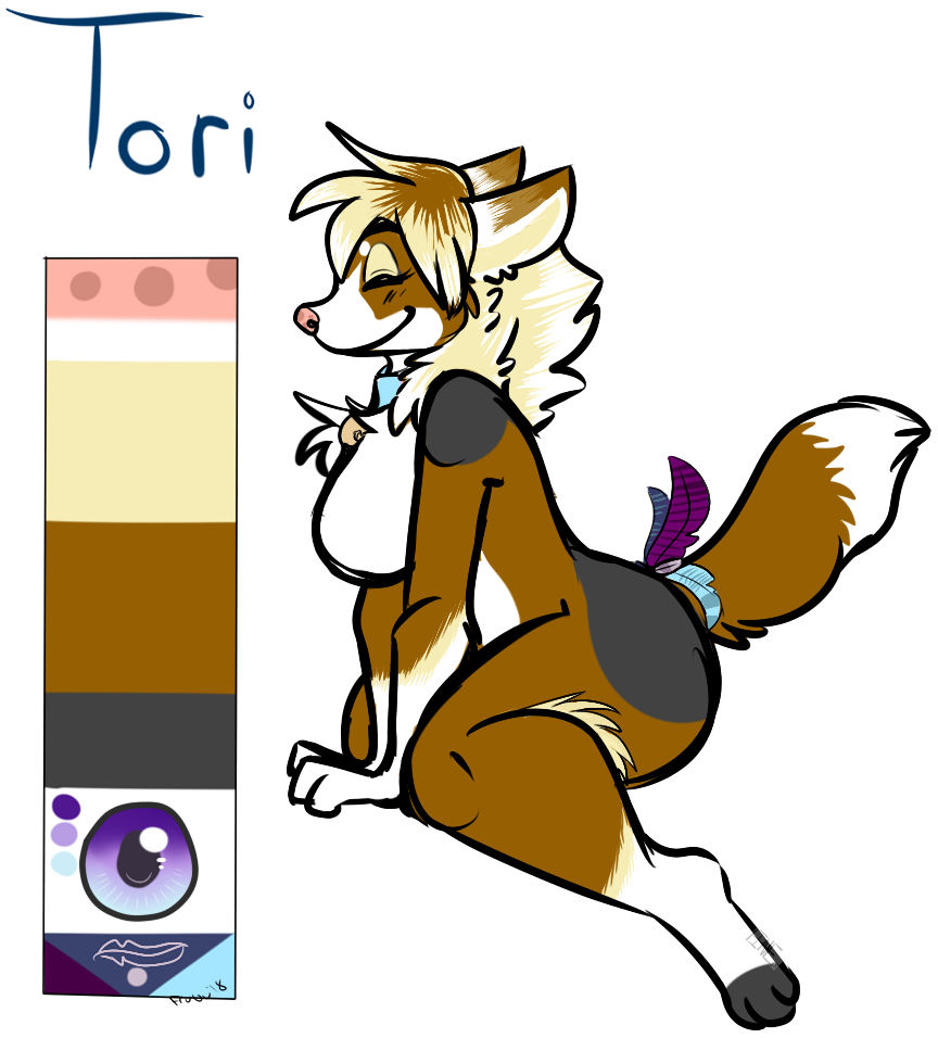 Tori Colab Sketch Ref - Cartoon Clipart (896x977), Png Download