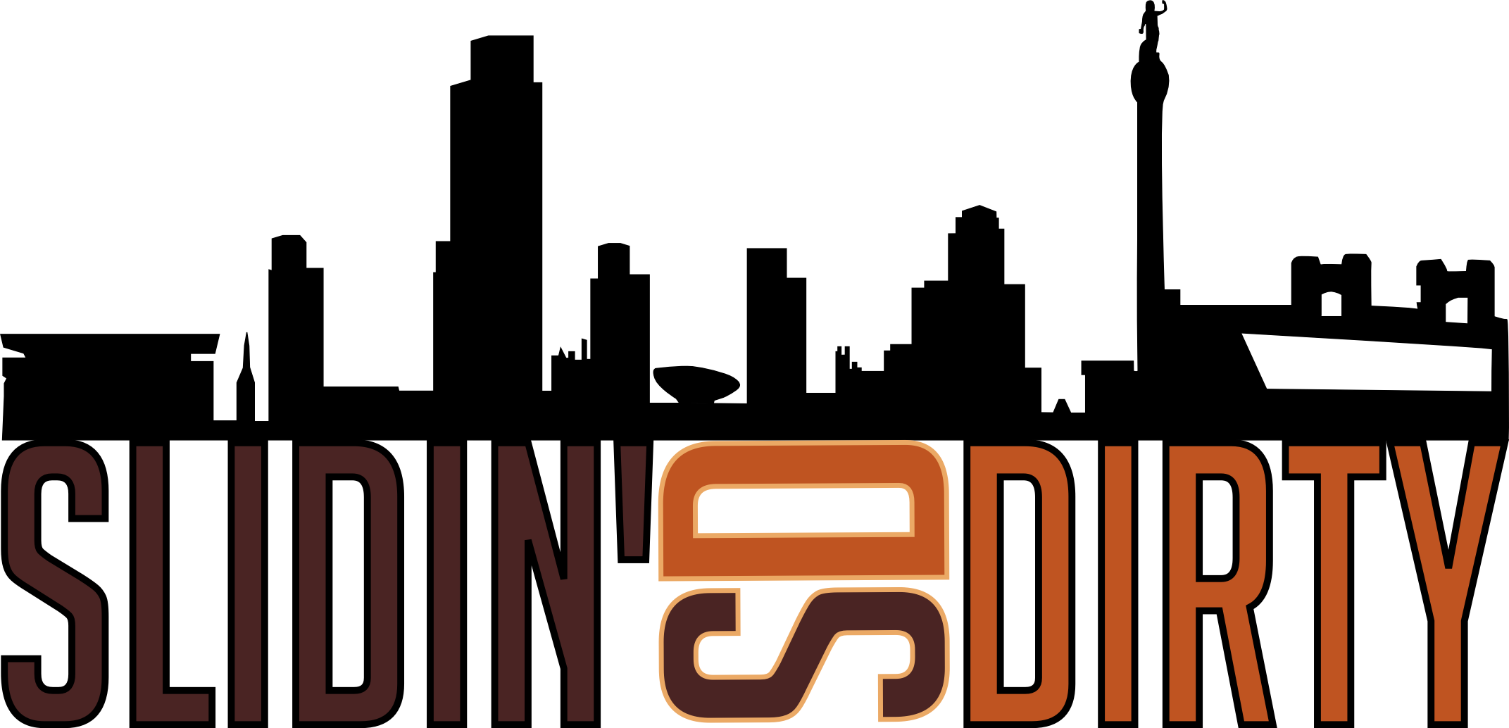 Slidin Dirty Clipart (2143x1034), Png Download