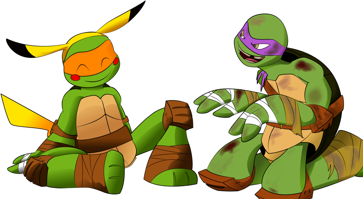 Tmnt Clipart Halloween - Pokemon Tmnt - Png Download (1280x867), Png Download