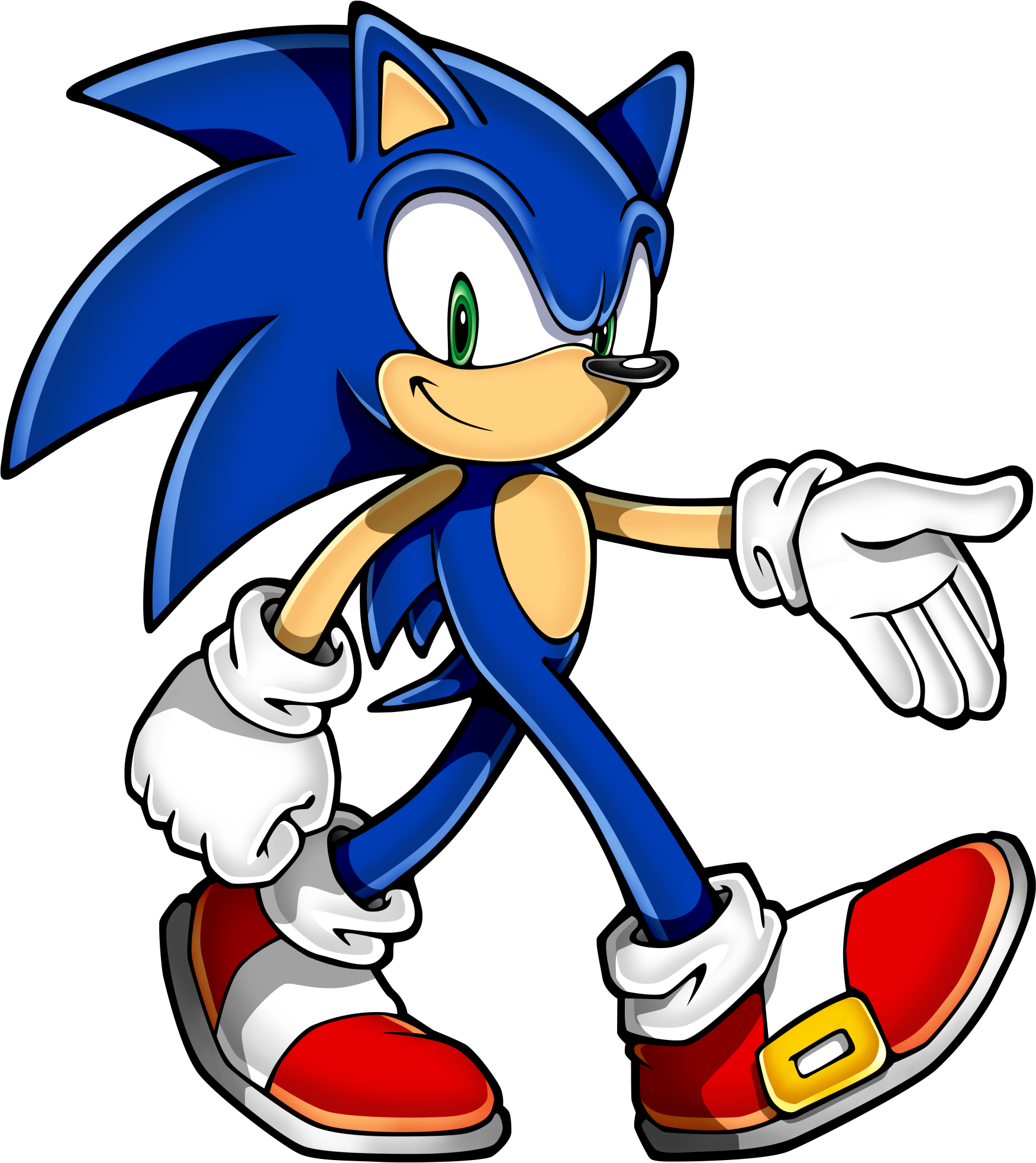 Clipart Of Fiction, Cornell And Invision - Sonic Head - Png Download (1751x1965), Png Download