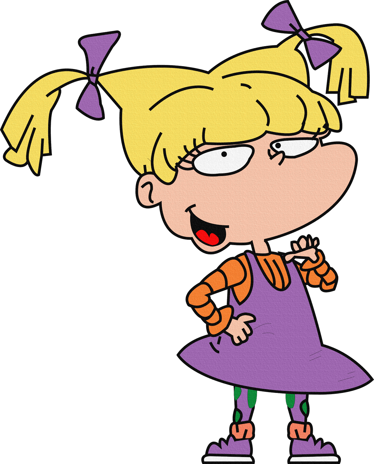 Cartoon Characters More Photos - Angelica Couette Couette Clipart (1288x1600), Png Download