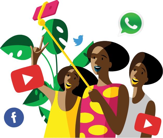 Social Clipart (627x533), Png Download