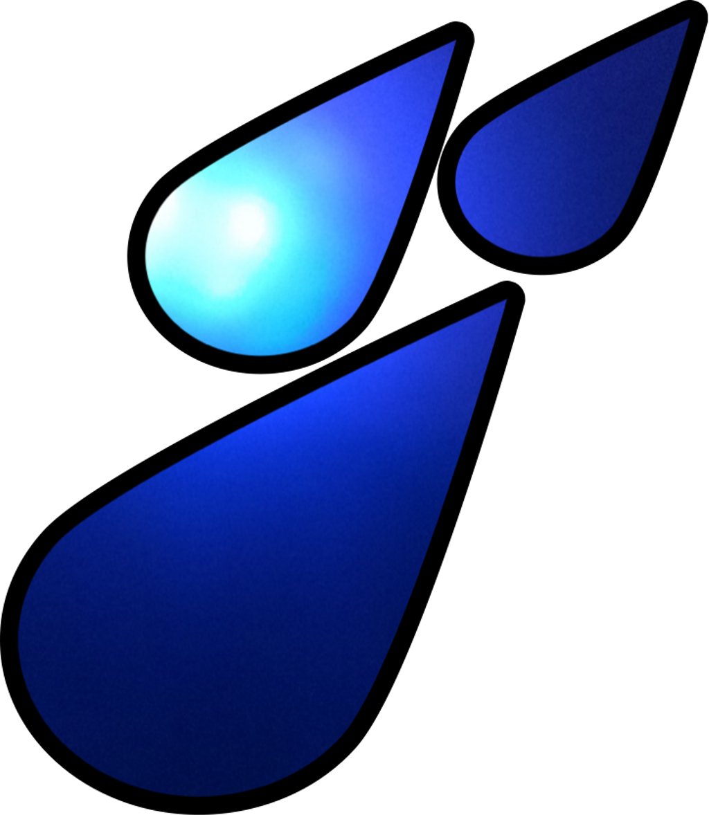 Tear Rain Raindrops Water Freetoedit Clipart (1024x1178), Png Download