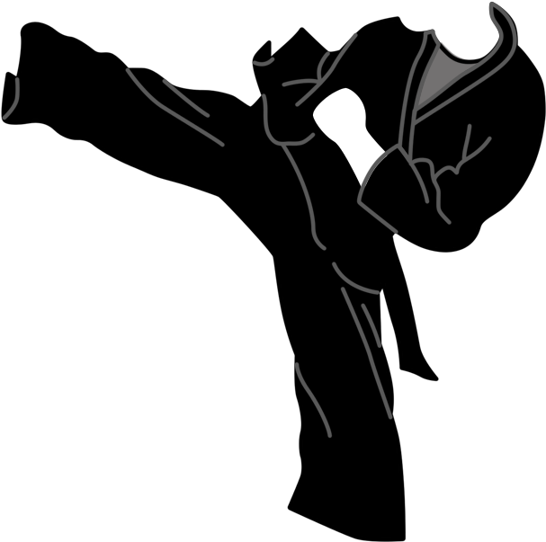 Karate Or Martial Arts Girl Birthday Party Invitation - Taekwondo Clipart (1000x1000), Png Download