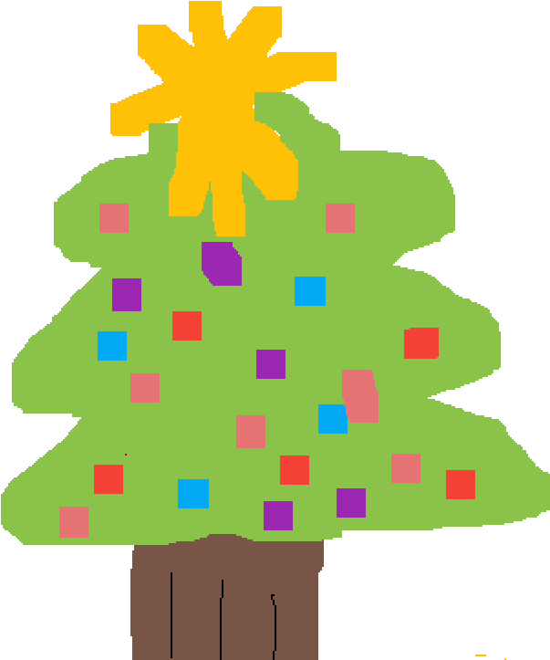 Bad As Heck [fyi Yeetz] - Christmas Tree Clipart (1000x1000), Png Download