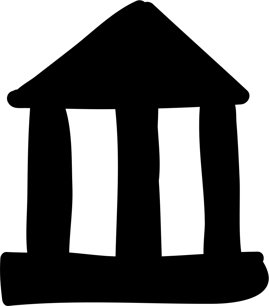 University Antique Building Shape Comments - Icon Clipart (861x981), Png Download