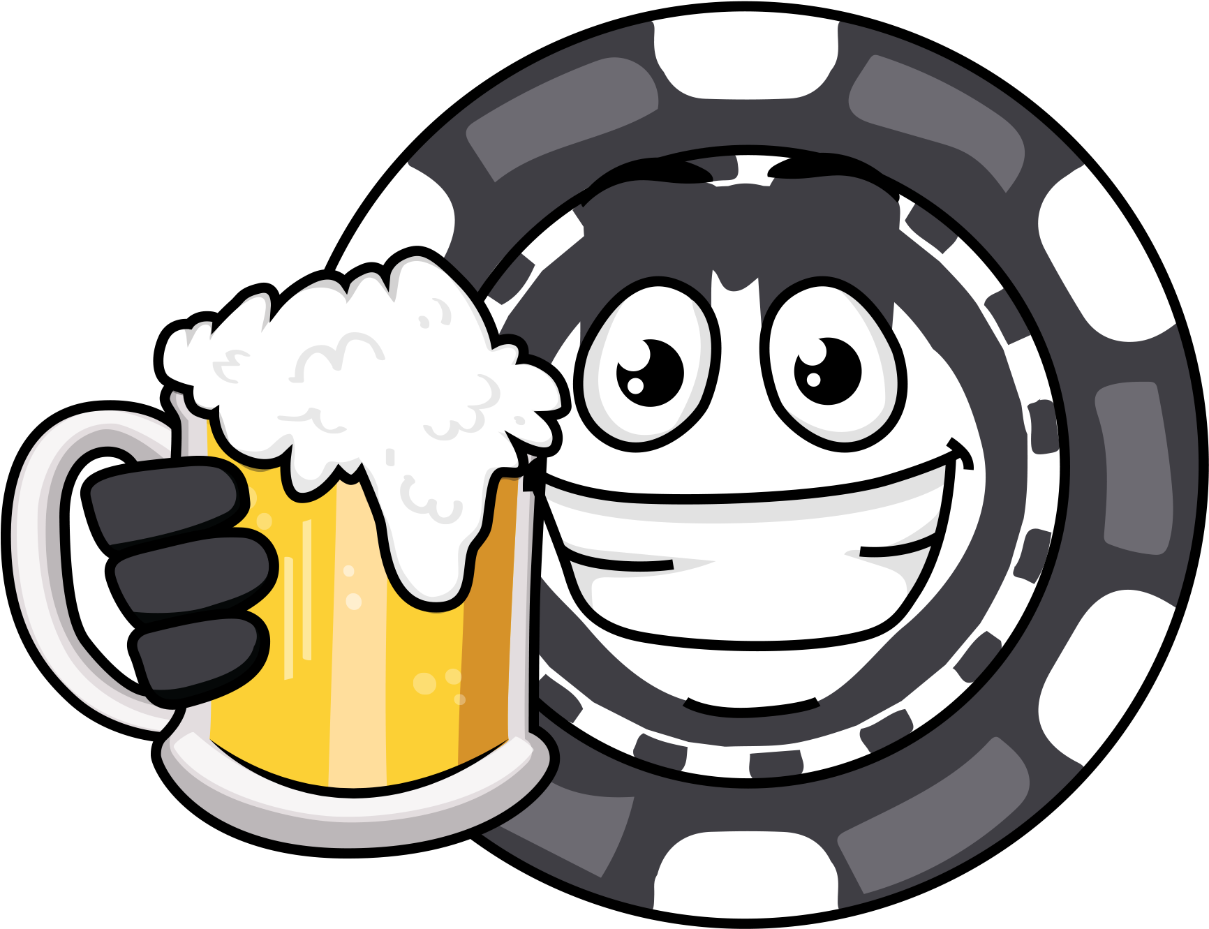 Wheel Clipart (2645x1861), Png Download