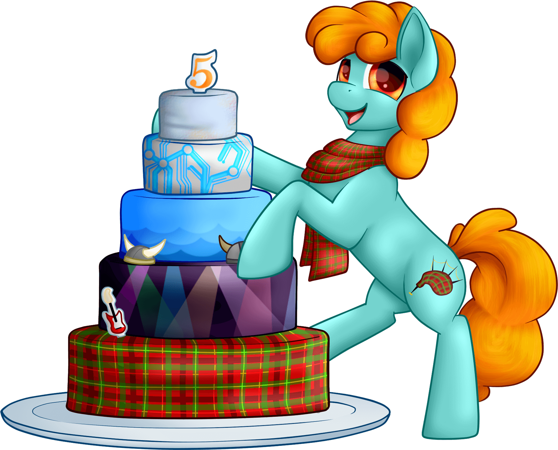 Bronyscot 2018 Standard Ticket - Bronyscot 2018 Clipart (1860x1500), Png Download