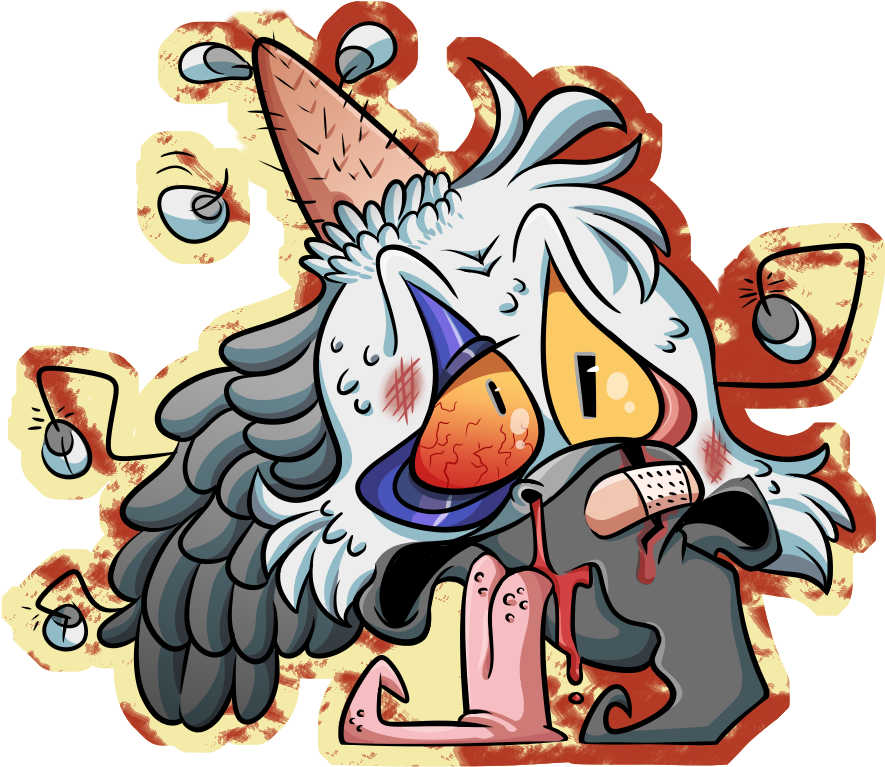Beat Up Badge For Flloyd By Charmanderchar Fur Affinity - Cartoon Clipart (912x810), Png Download